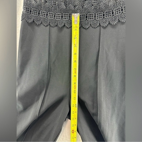 bebe Black Sheer Lace Jumpsuit - Picture 10 of 10